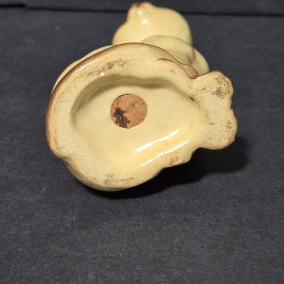 Vintage Japan MCM Siamese Cat Salt Shaker Blue Rhinestone Eyes - Picture 7 of 9